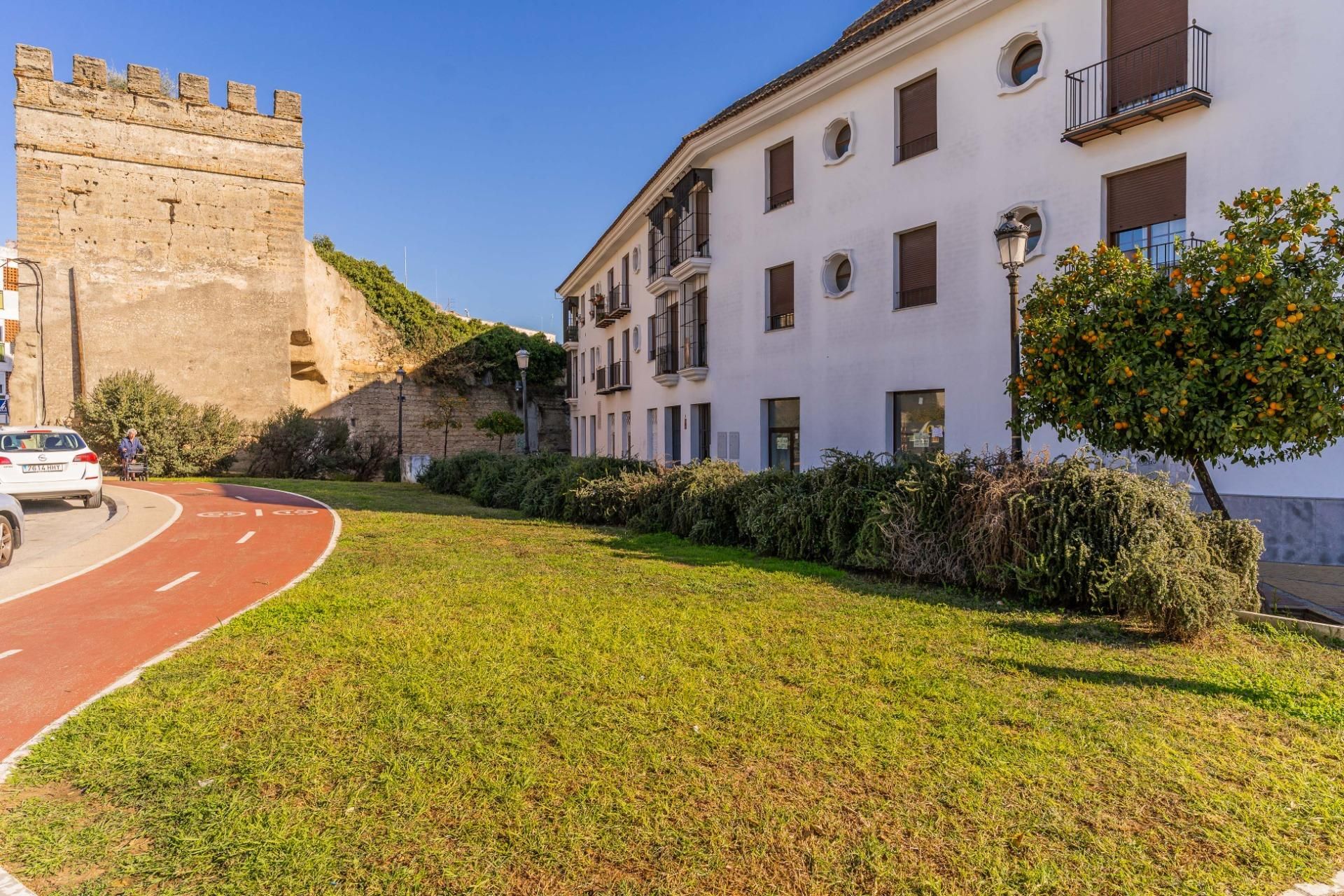 Vista exterior de Pis en venda en Jerez de la Frontera amb Jardí privat, Balcó i Piscina comunitària