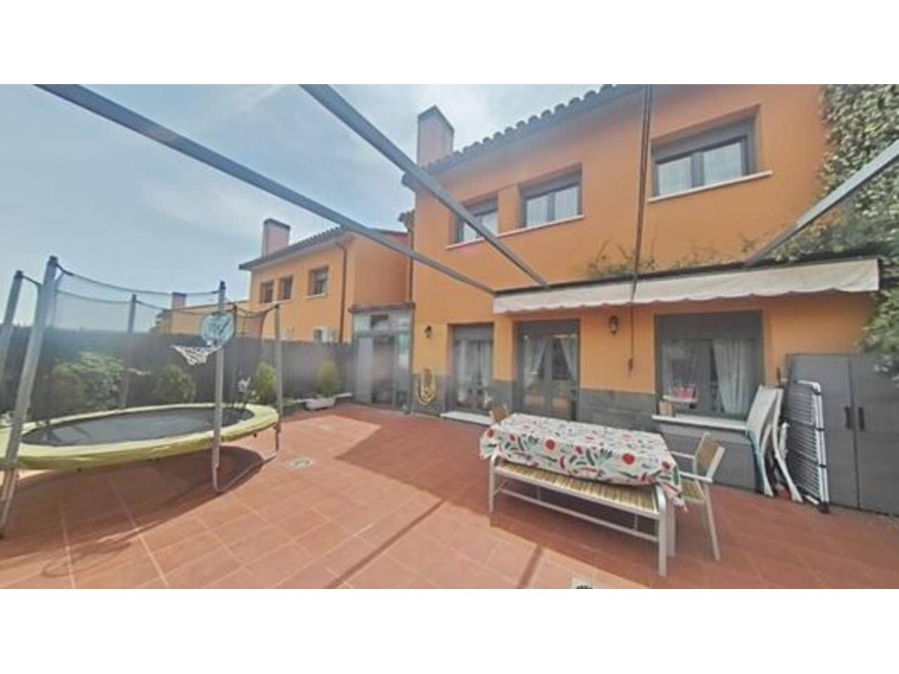 Exterior view of Single-family semi-detached for sale in El Molar (Madrid)  with Heating and Private garden