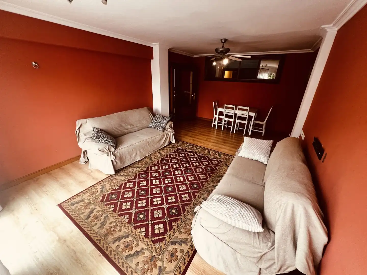 Wohnzimmer von Wohnung zum Verkauf in Colindres mit Heizung, Parkett und Terrasse