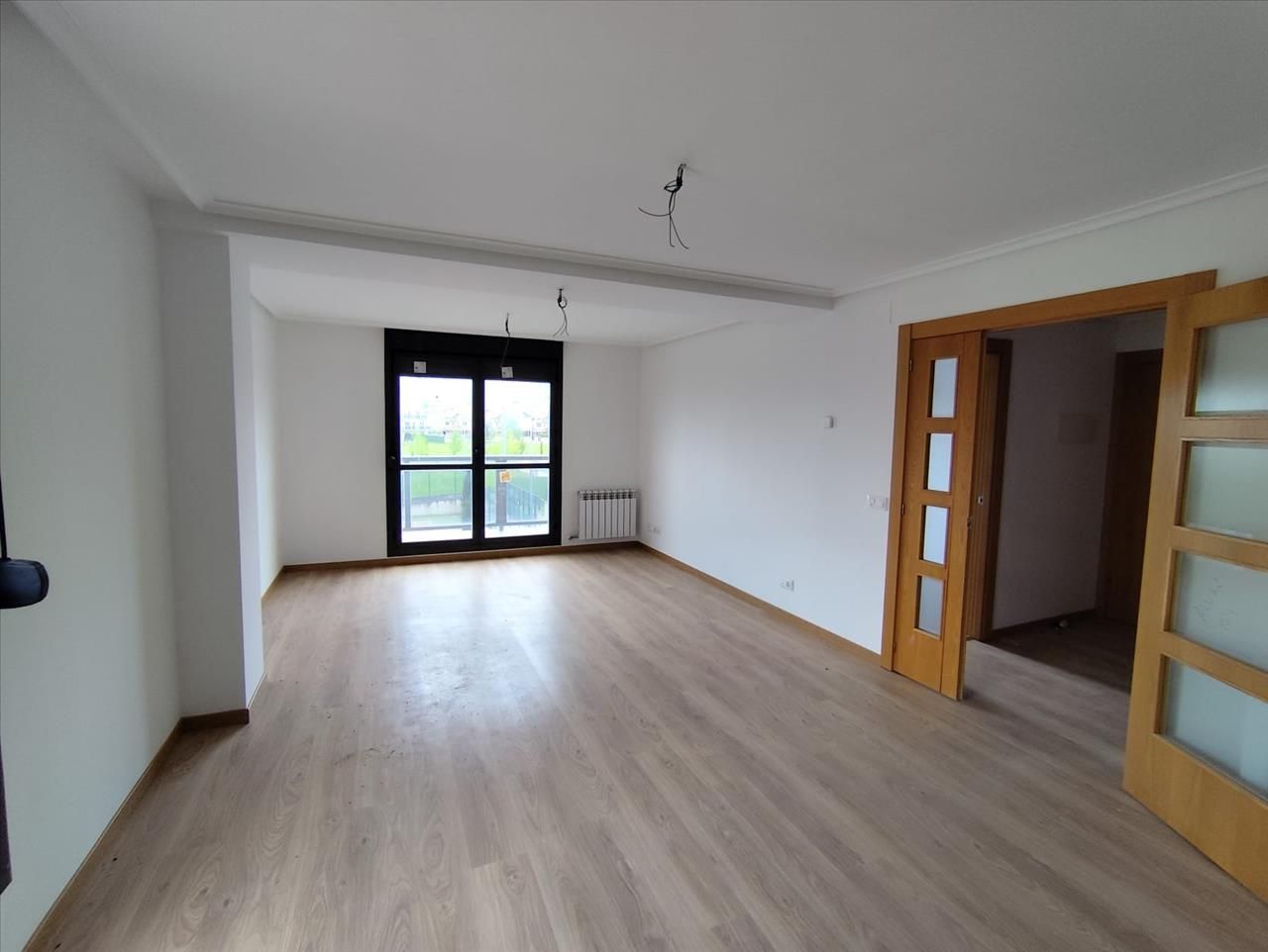 Sala de estar de Piso en venta en Cirueña con Calefacción, Parquet y Terraza