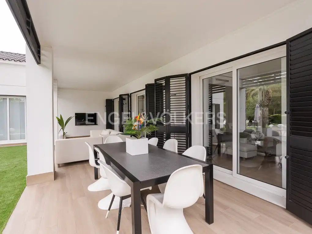 Terrace of Houses for rent in Bétera  with Air Conditioner, Heating and Private garden