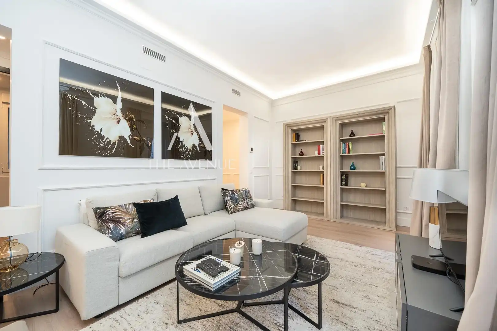 Sala de estar de Piso en venta en Madrid