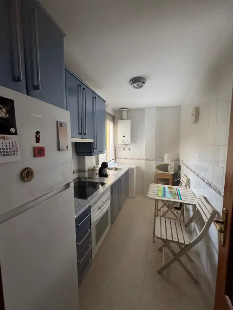 Cuina de Pis en venda en Sanlúcar de Barrameda amb Aire condicionat, Terrassa i Moblat
