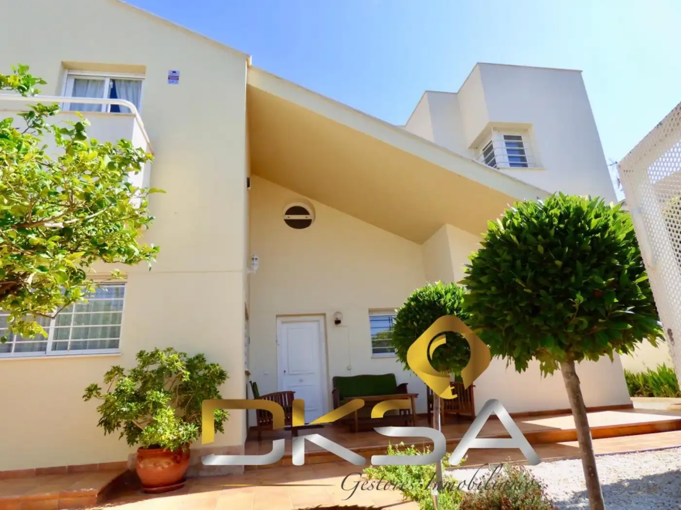 Vista exterior de Casa o chalet de alquiler en Benicasim / Benicàssim con Aire acondicionado, Calefacción y Jardín privado
