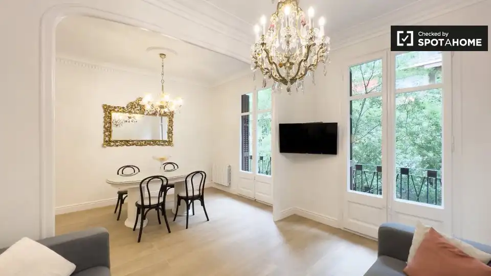Appartamento con terrazza in affitto a Eixample, imagen 10