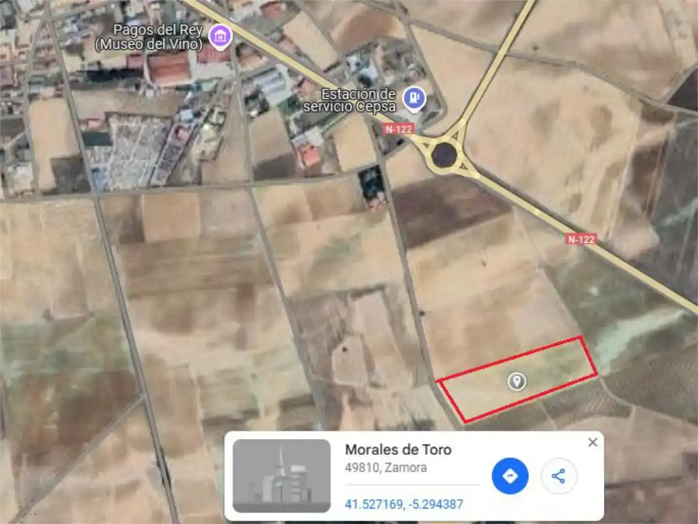 Terreno en venta en Morales de Toro