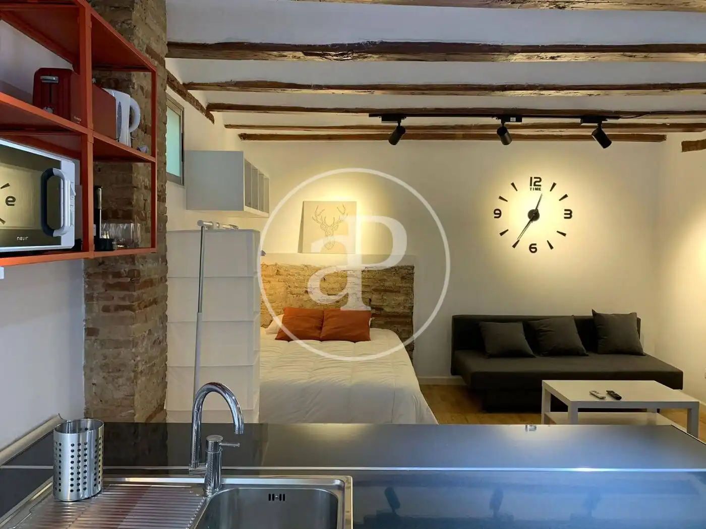Living room of Lofts for sale in Valencia  with Air Conditioner, Heating and Furnished