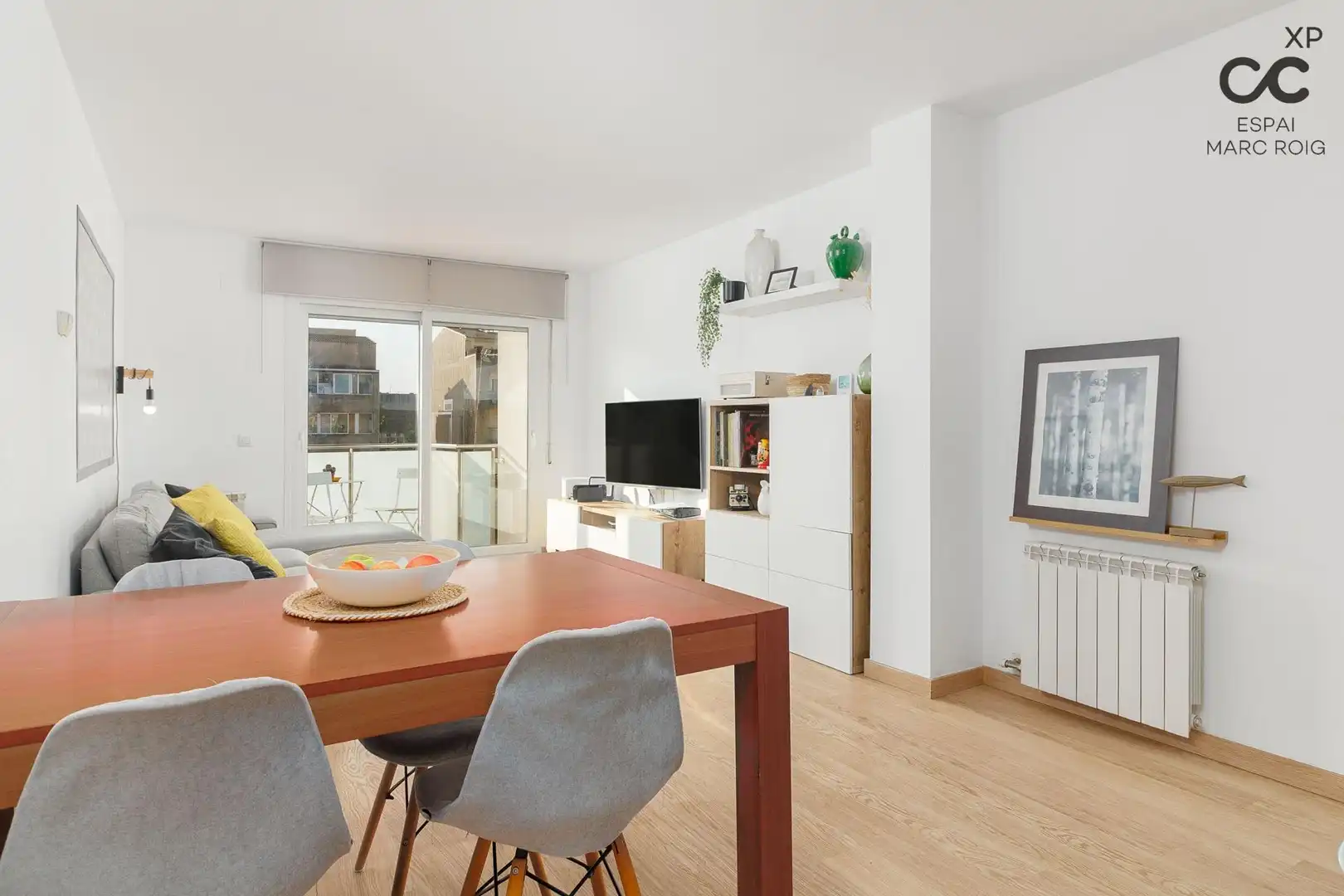 Sala de estar de Dúplex en venta en Figueres con Aire acondicionado, Calefacción y Parquet