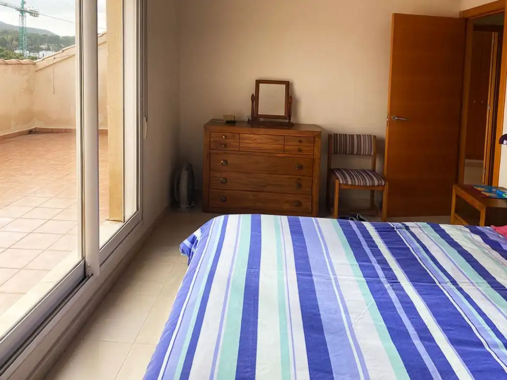 Bedroom of Attic for sale in Jávea / Xàbia  with Air Conditioner, Private garden and Storage room