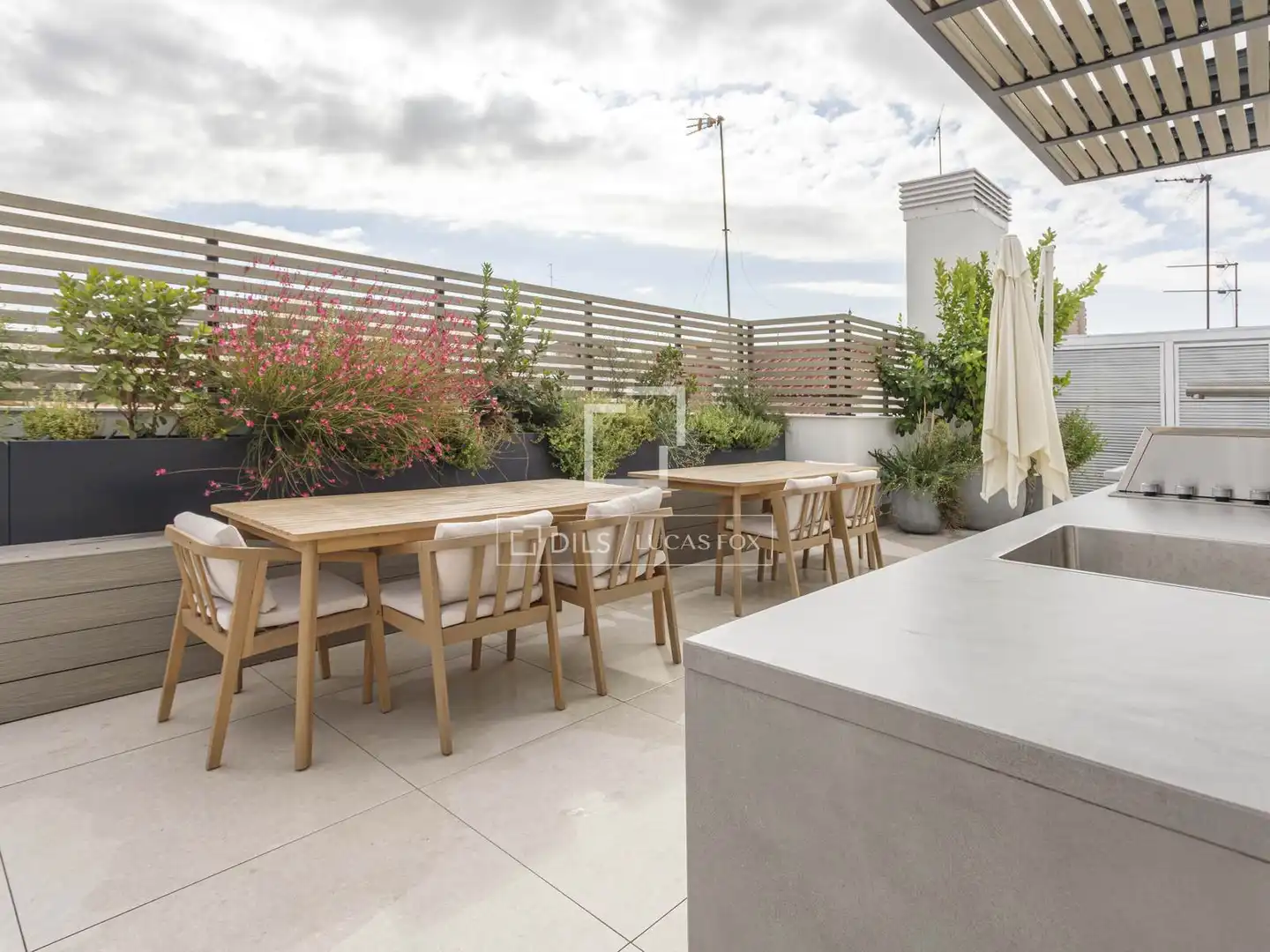 Terraza de Piso de alquiler en Madrid con Aire acondicionado, Terraza y Piscina