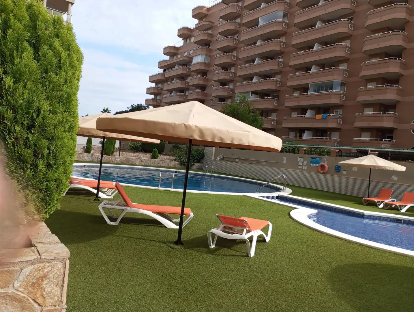 Schwimmbecken von Erdgeschoss zum Verkauf in Oropesa del Mar / Orpesa mit Heizung, Terrasse und Abstellraum