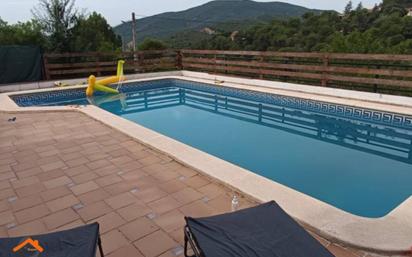 Swimming pool of House or chalet for sale in Vacarisses  with Air Conditioner, Terrace and Swimming Pool