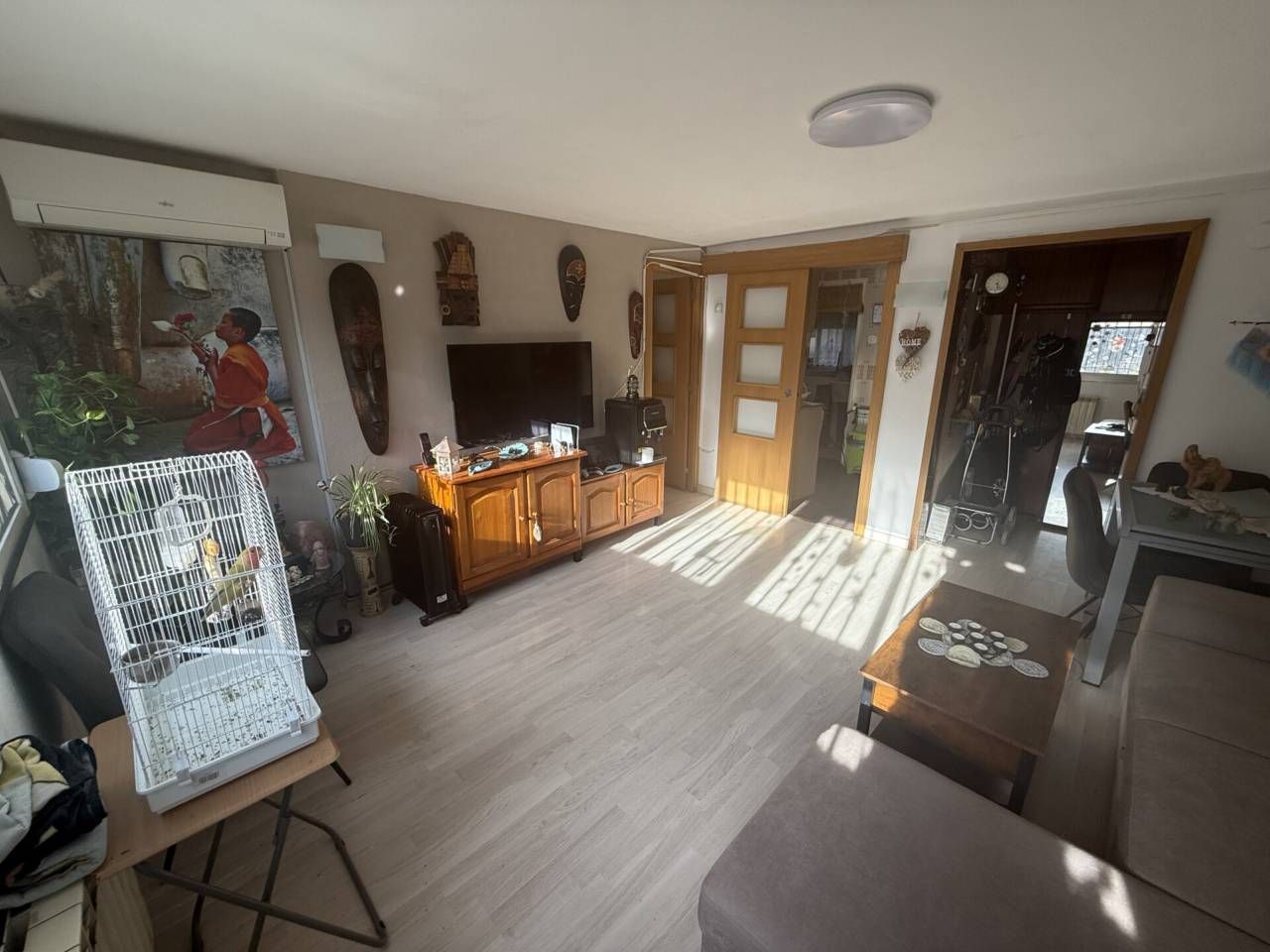 Sala d'estar de Pis en venda en Sabadell amb Aire condicionat, Calefacció i Parquet