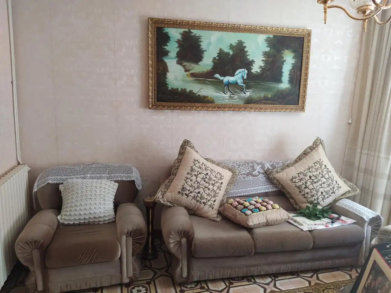 Sala de estar de Piso en venta en Cascante con Calefacción, Terraza y Trastero