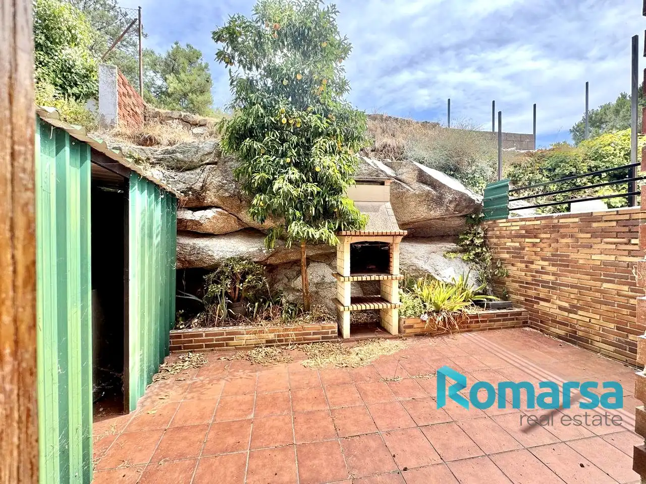 Terrassa de Casa adosada en venda en Cebreros amb Calefacció, Jardí privat i Terrassa