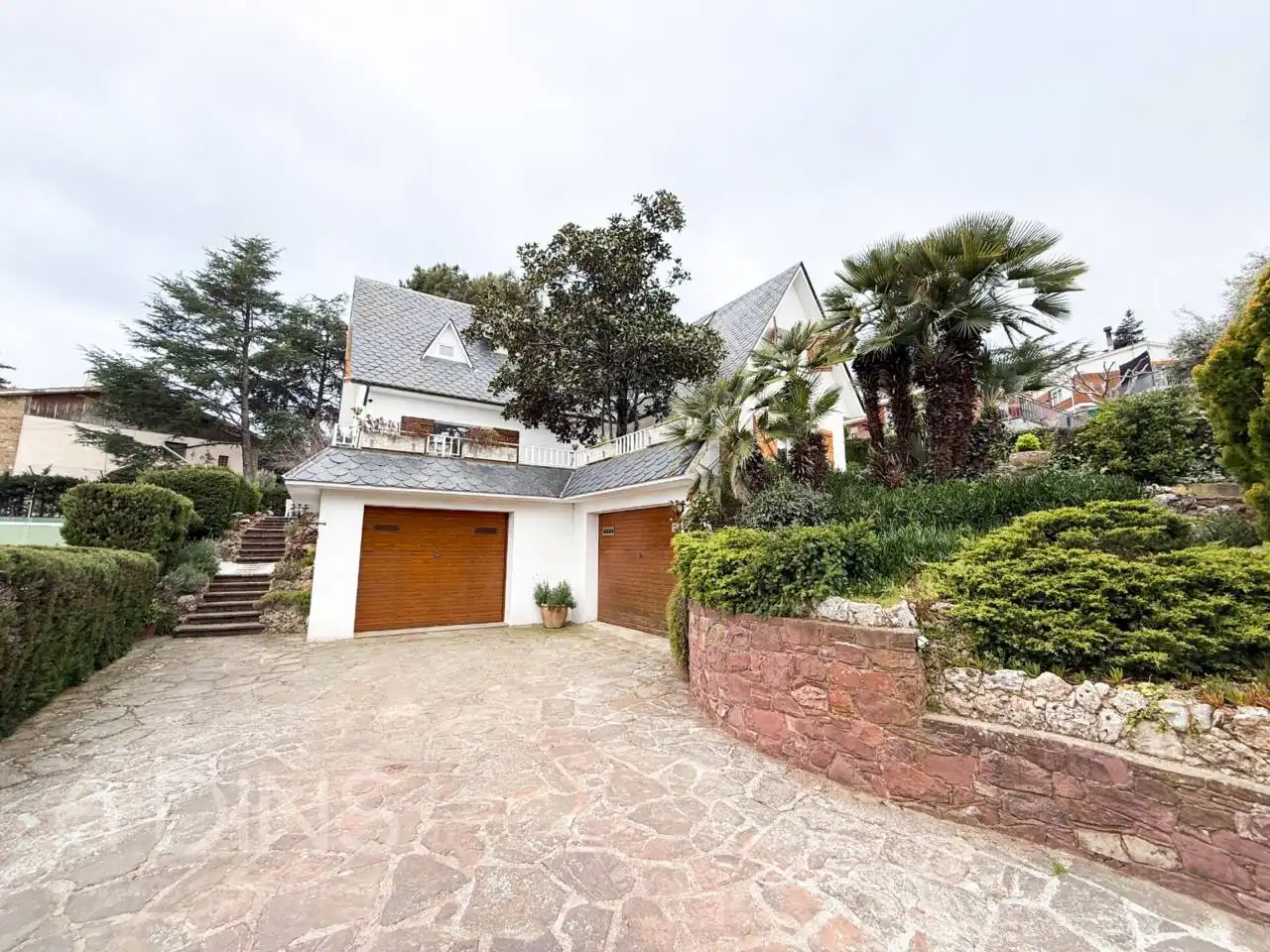 Vista exterior de Casa o xalet en venda en Bigues i Riells del Fai amb Aire condicionat, Calefacció i Jardí privat