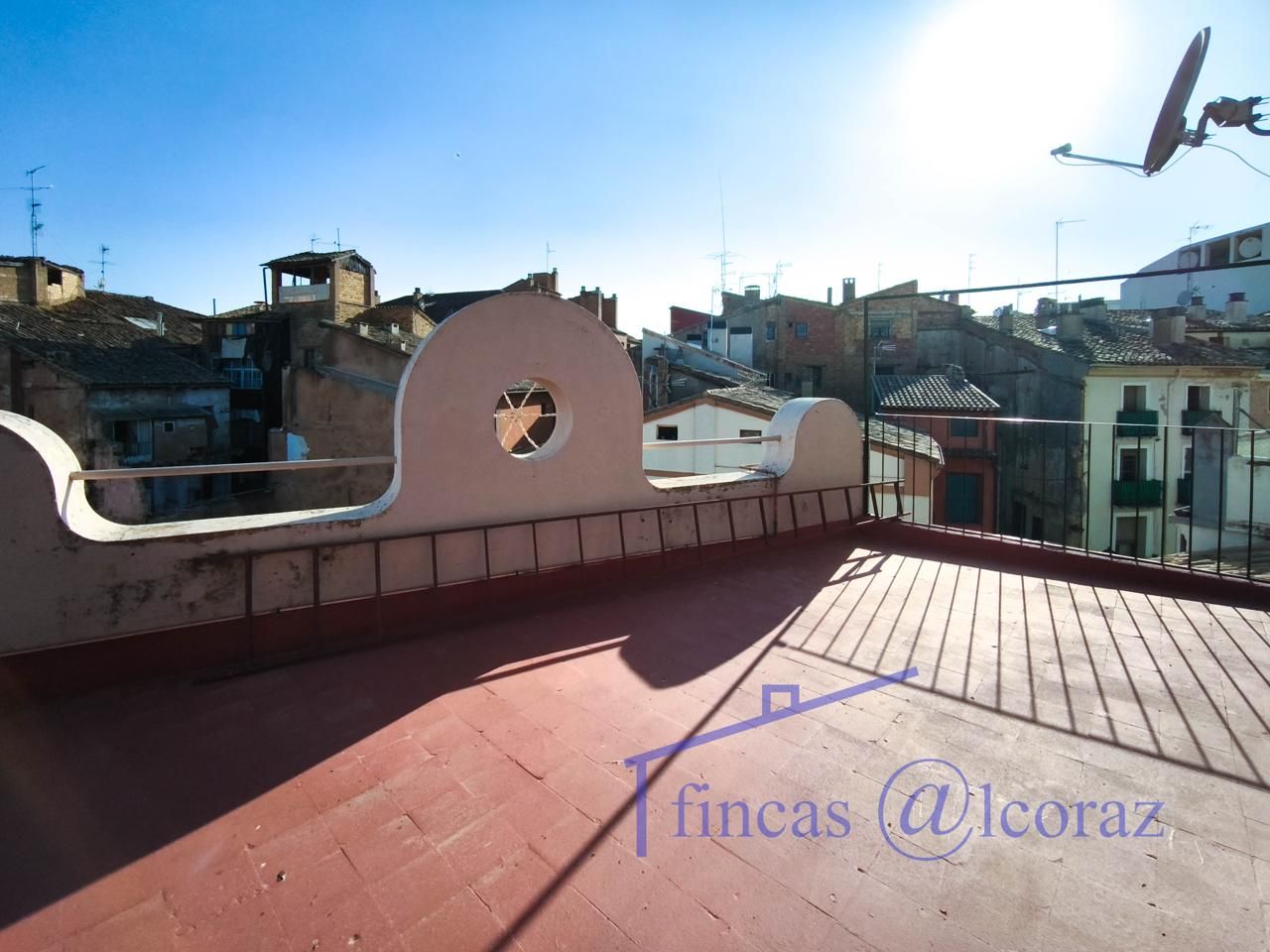 Terrace of Flat to rent in  Huesca Capital  with Heating and Terrace