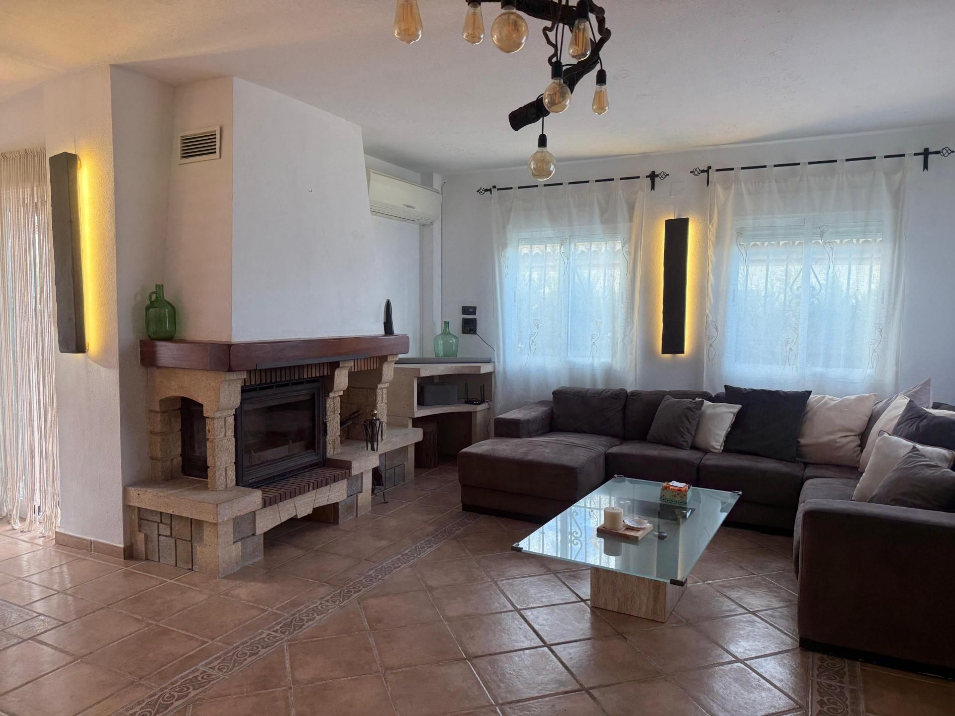 Living room of House or chalet to rent in Cúllar Vega  with Private garden and Swimming Pool