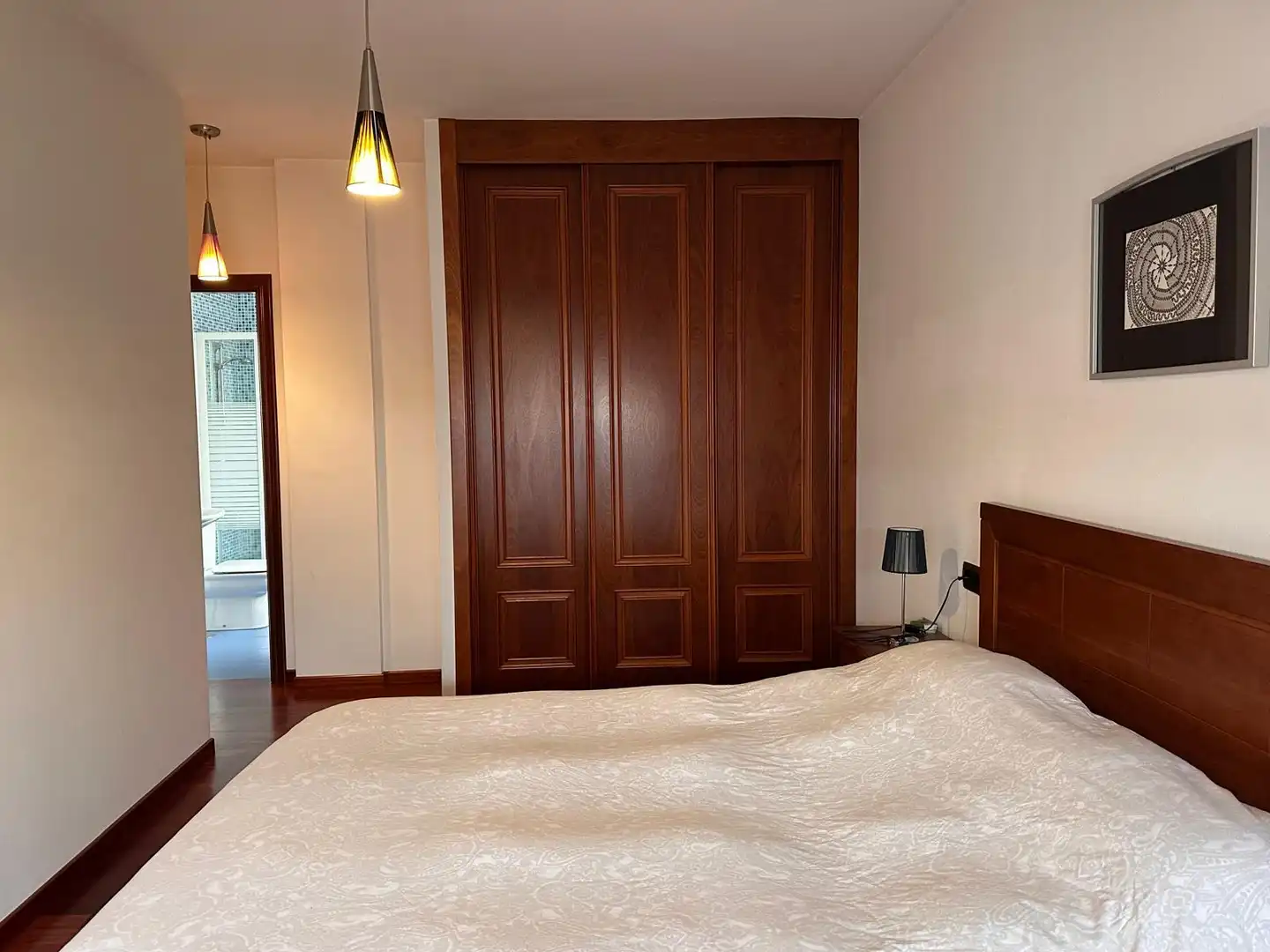Schlafzimmer von Dachboden zum Verkauf in Ames mit Heizung, Parkett und Abstellraum