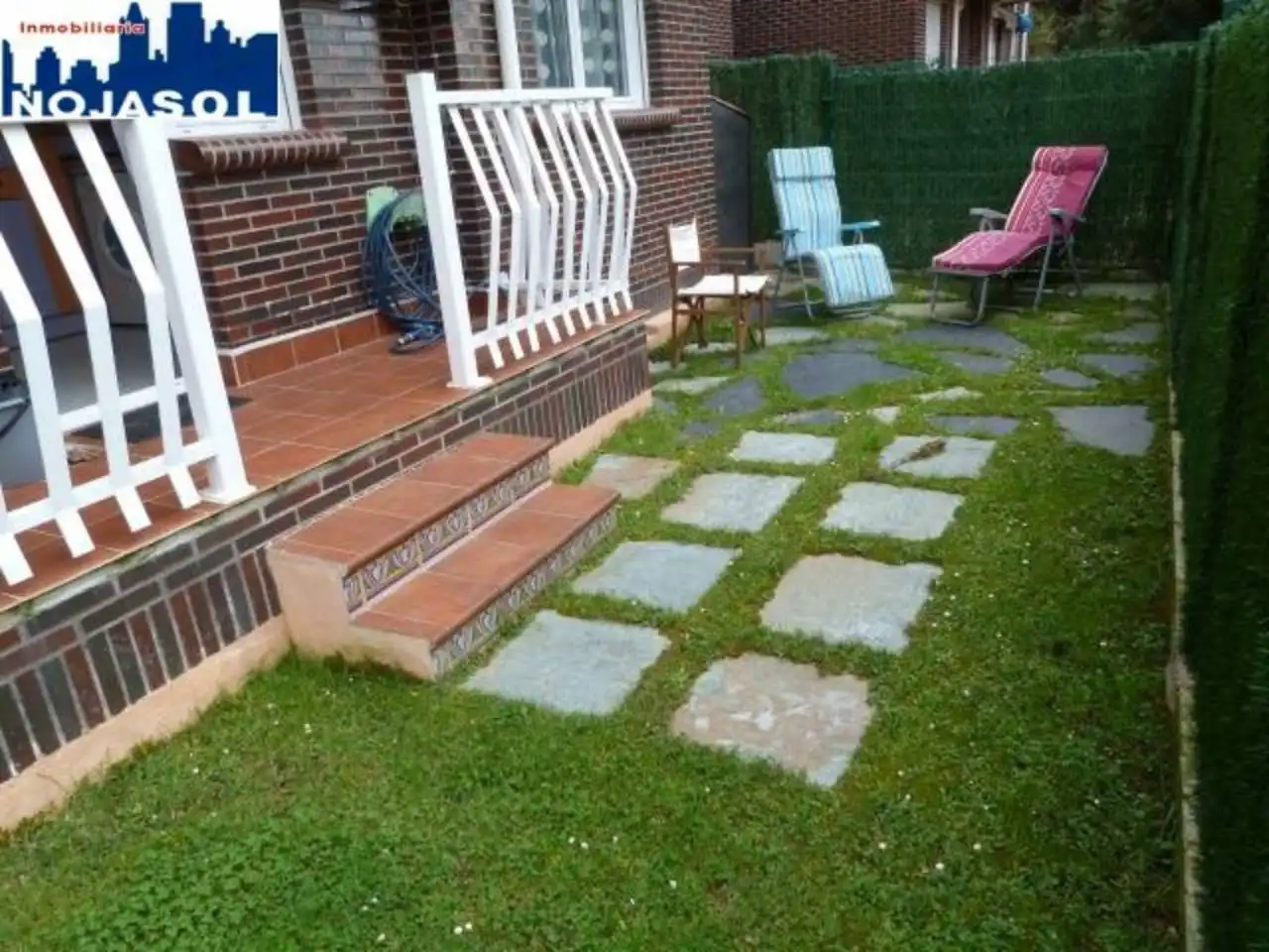 Terrace of Flat for rent in Noja  with Heating, Private garden and Terrace