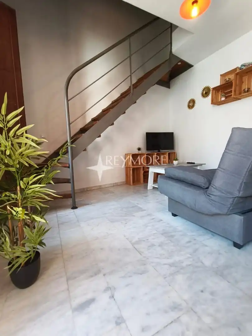 Sala d'estar de Dúplex de lloguer en Córdoba amb Aire condicionat, Calefacció i Moblat