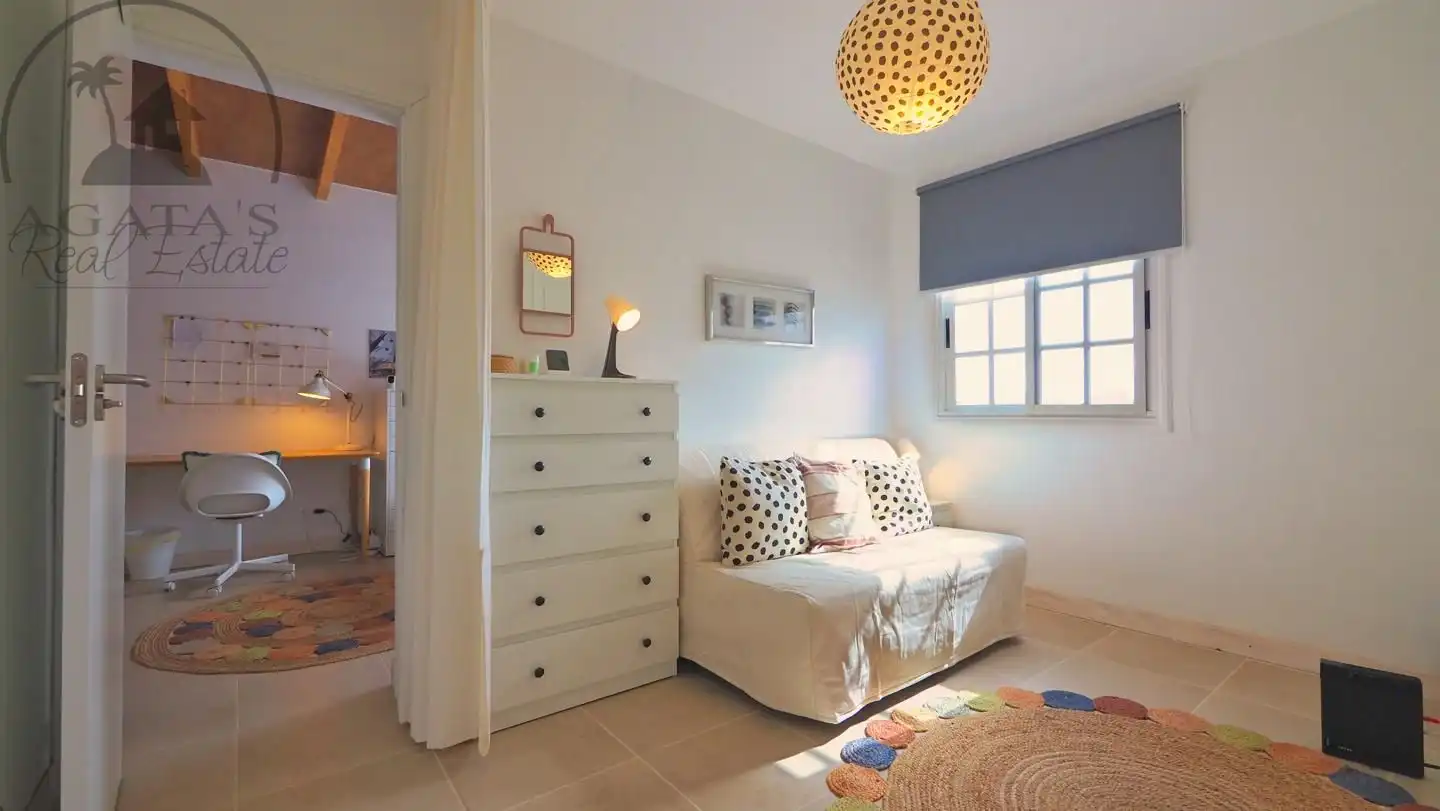Schlafzimmer von Haus oder Chalet zur Miete in Los Silos mit Terrasse