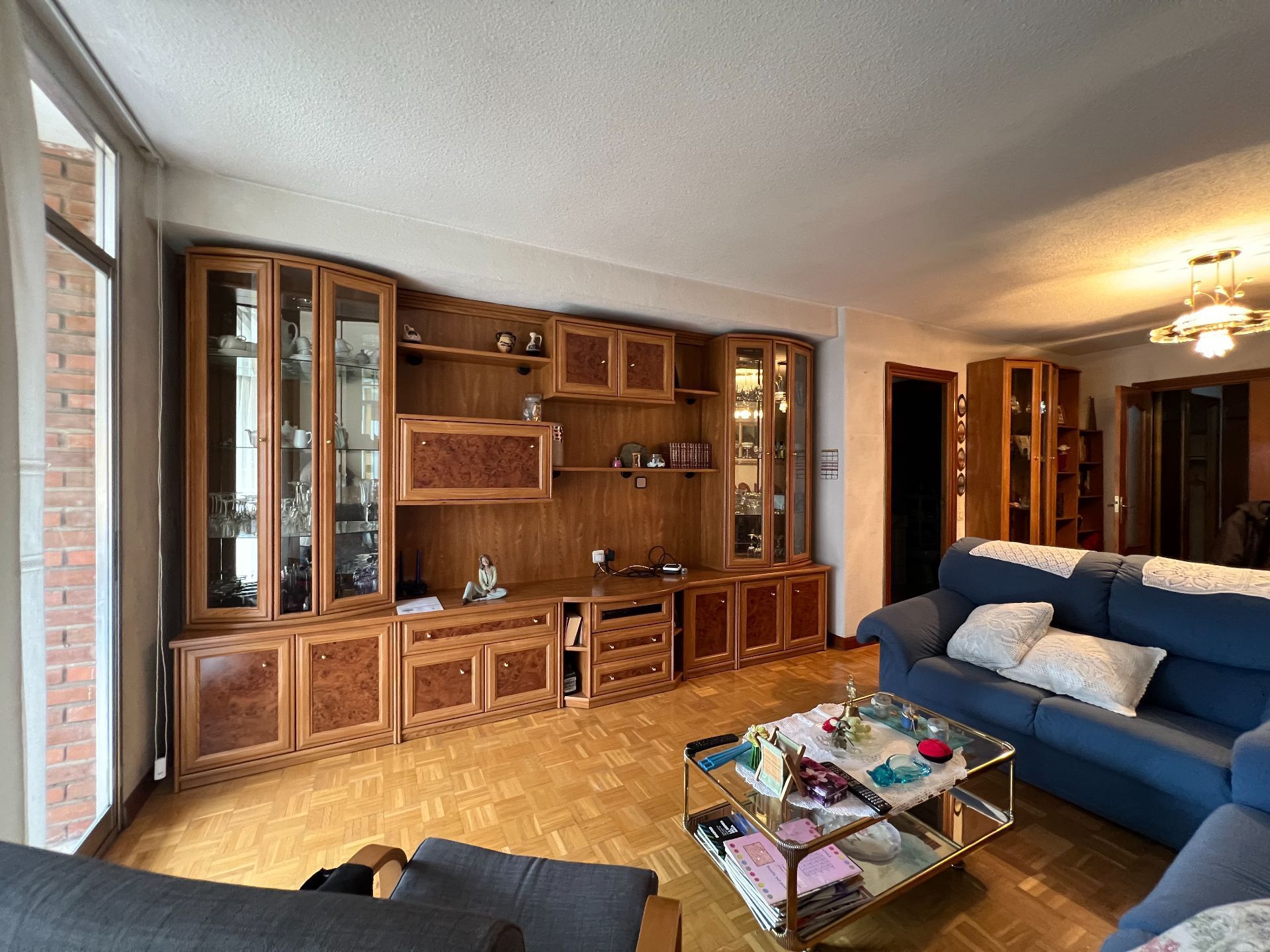 Sala d'estar de Pis en venda en Alcorcón amb Calefacció, Terrassa i Moblat