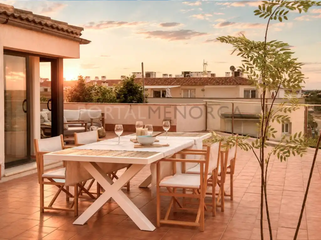 Terraza de Piso en venta en Ciutadella de Menorca con Piscina