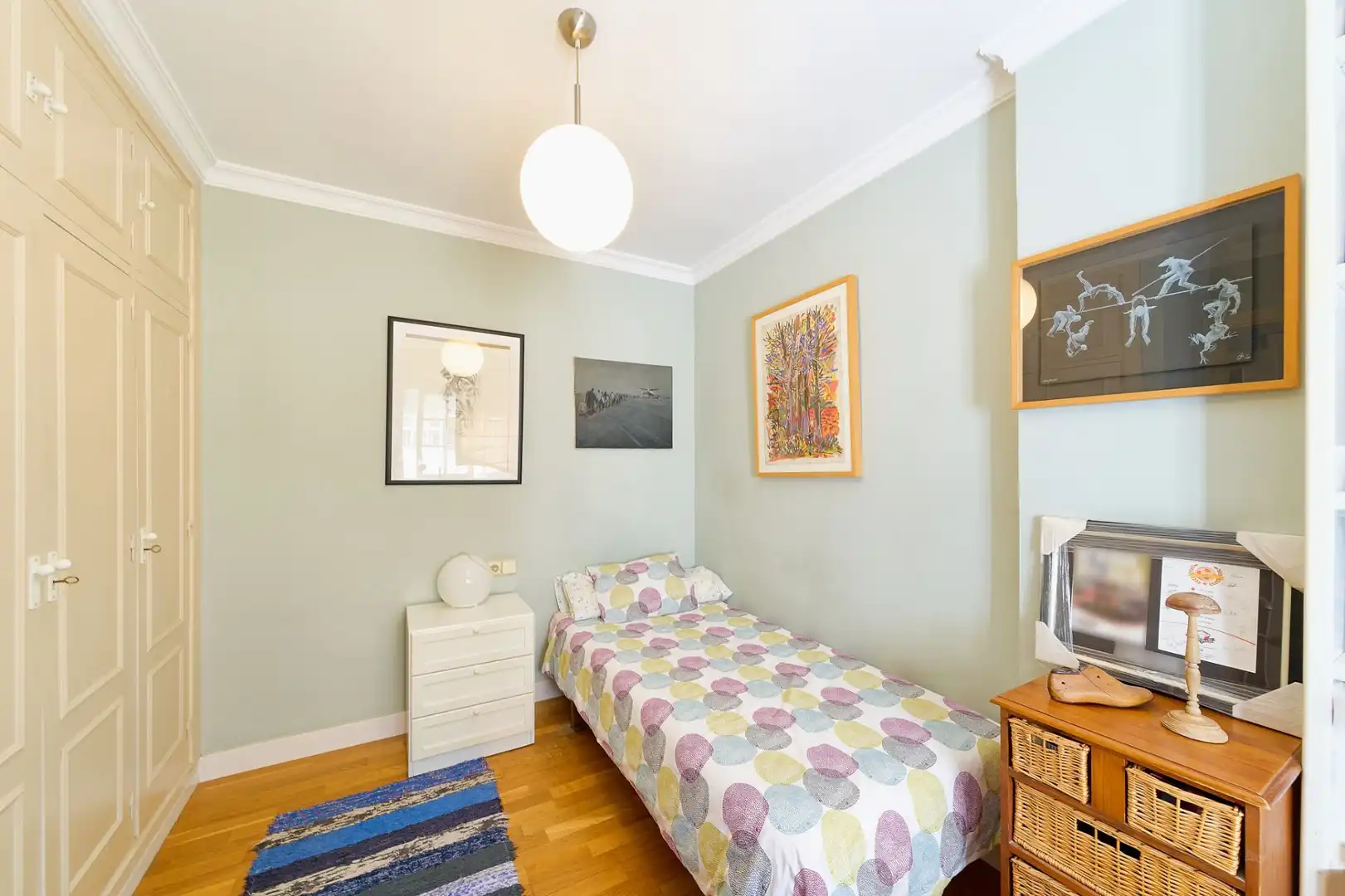Schlafzimmer von Dachboden zum Verkauf in Málaga mit Klimaanlage und Terrasse