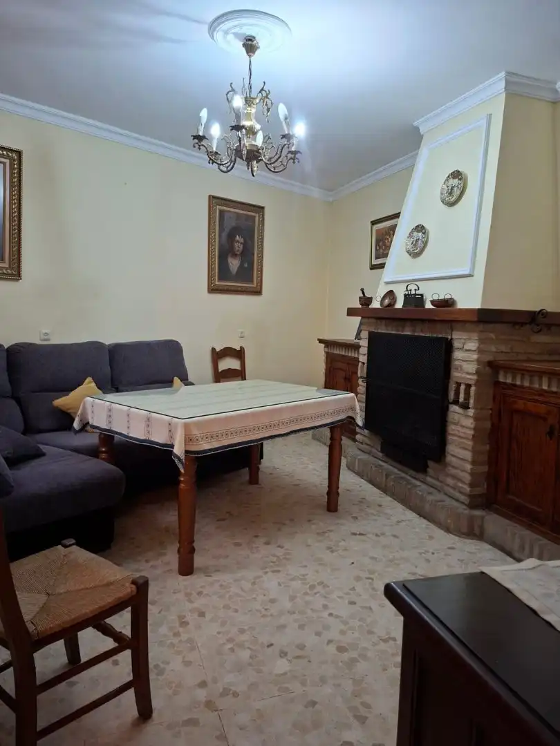 Sala de estar de Casa o chalet en venta en Aznalcázar con Aire acondicionado