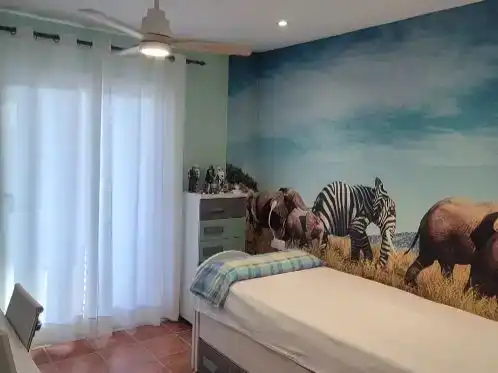 Dormitori de Casa adosada en venda en Benidorm amb Aire condicionat, Piscina i Balcó