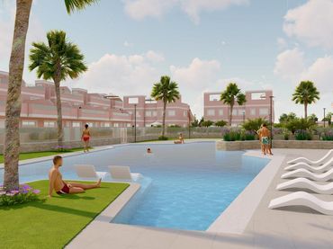 Erdgeschosswohnung mit Pool zum Verkauf in Pilar de la Horadada ciudad