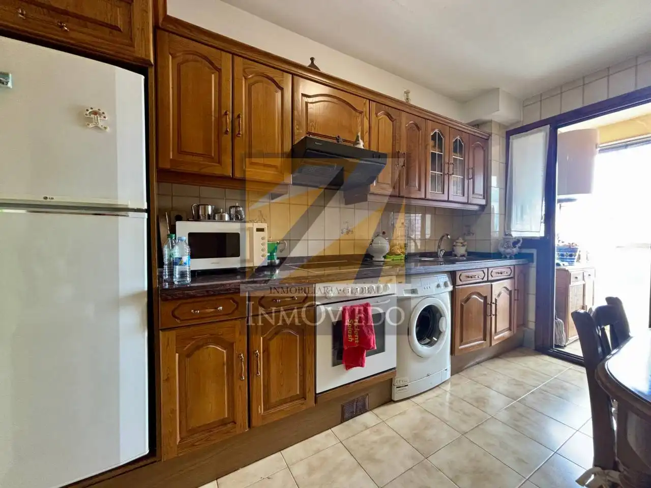 Kitchen of Flat for sale in Avilés  with Heating, Parquet flooring and Terrace