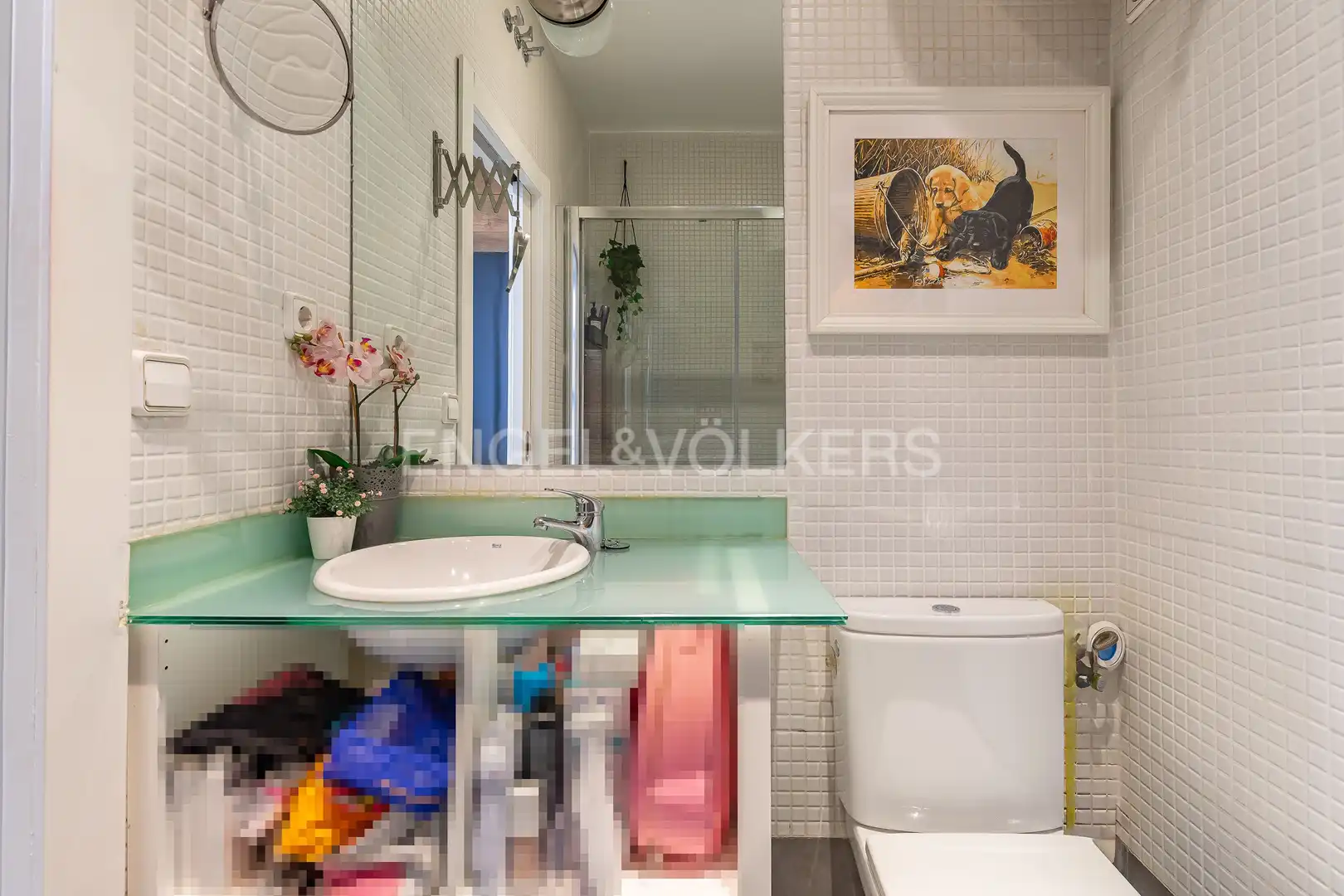 Badezimmer von Maisonette zur Miete in Madrid mit Klimaanlage, Heizung und Möbliert