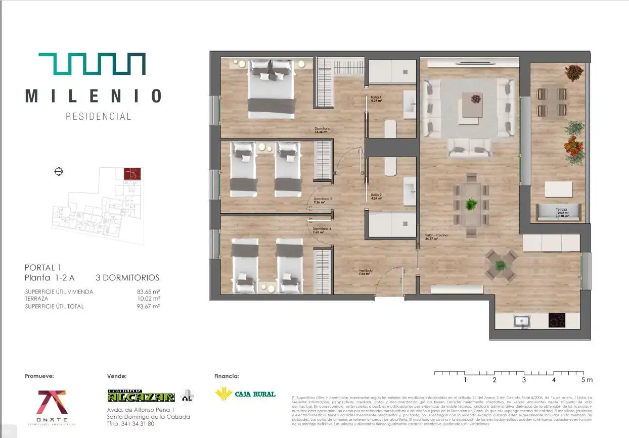 Apartamento en venta en Calle Serreria, Santo Domingo de la Calzada