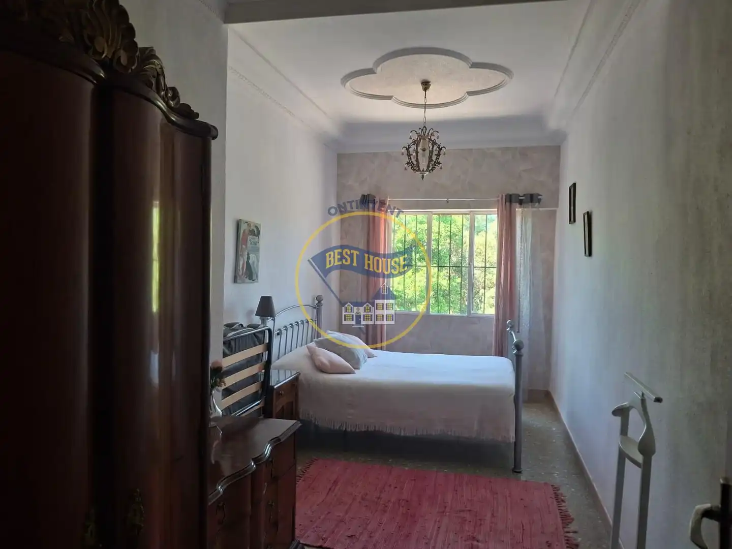 Habitación de Finca rústica en venta en Alfafara con Aire acondicionado, Jardín privado y Terraza