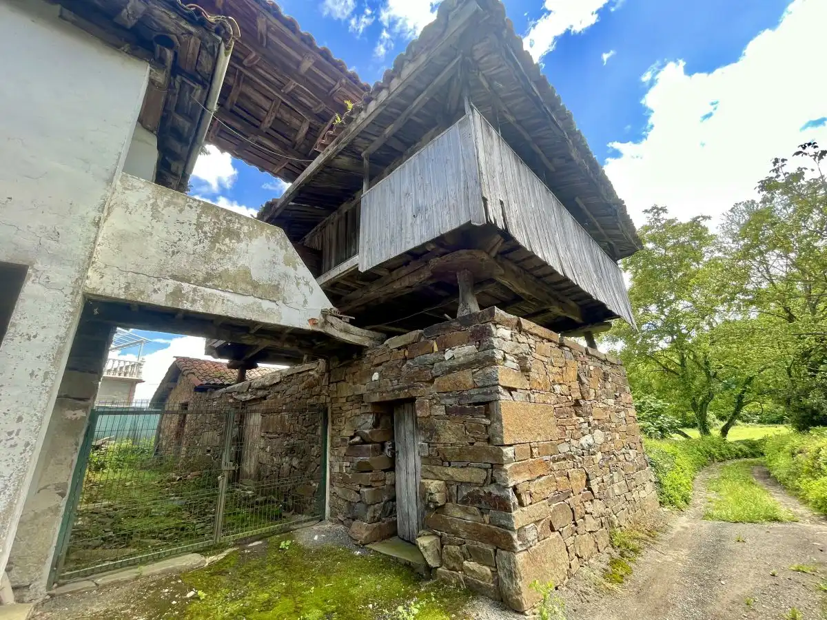 Vista exterior de Casa o chalet en venta en Salas con Calefacción y Trastero