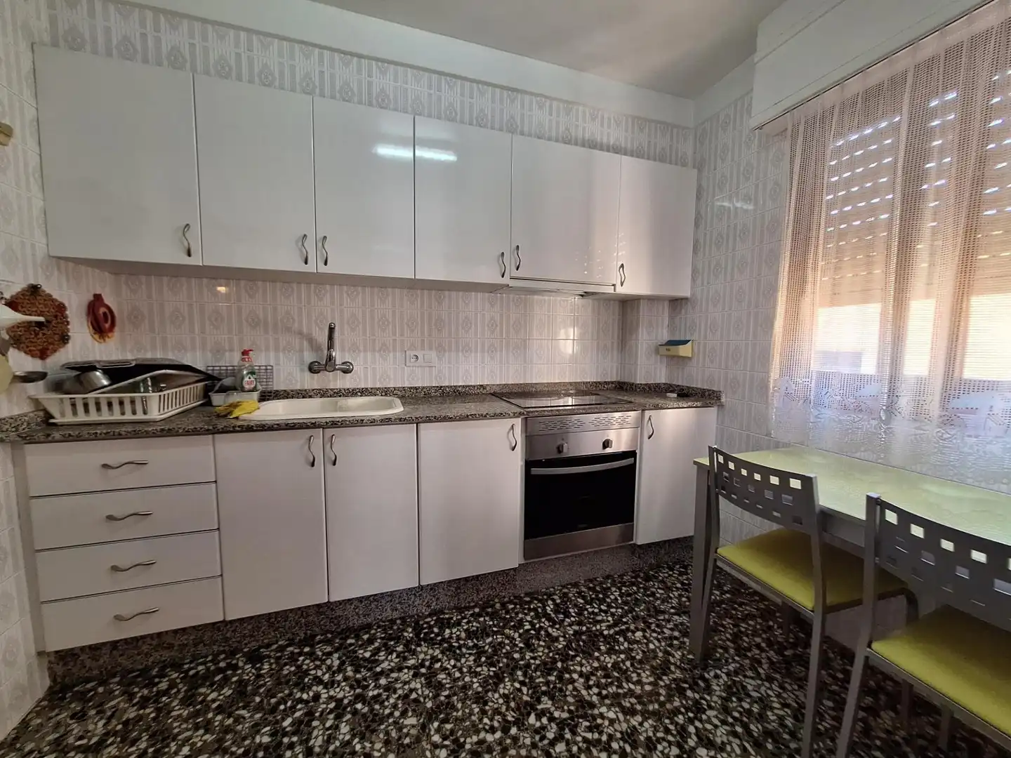 Cocina de Apartamento en venta en Tavernes de la Valldigna con Aire acondicionado y Balcón