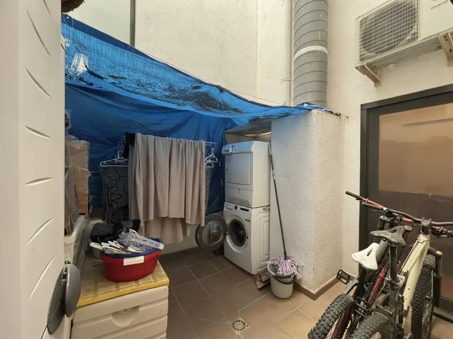 Terrasse von Wohnung zum Verkauf in Sant Feliu de Codines mit Klimaanlage, Heizung und Parkett