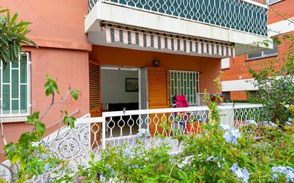 Exterior view of Planta baja for sale in Calafell  with Air Conditioner, Private garden and Terrace