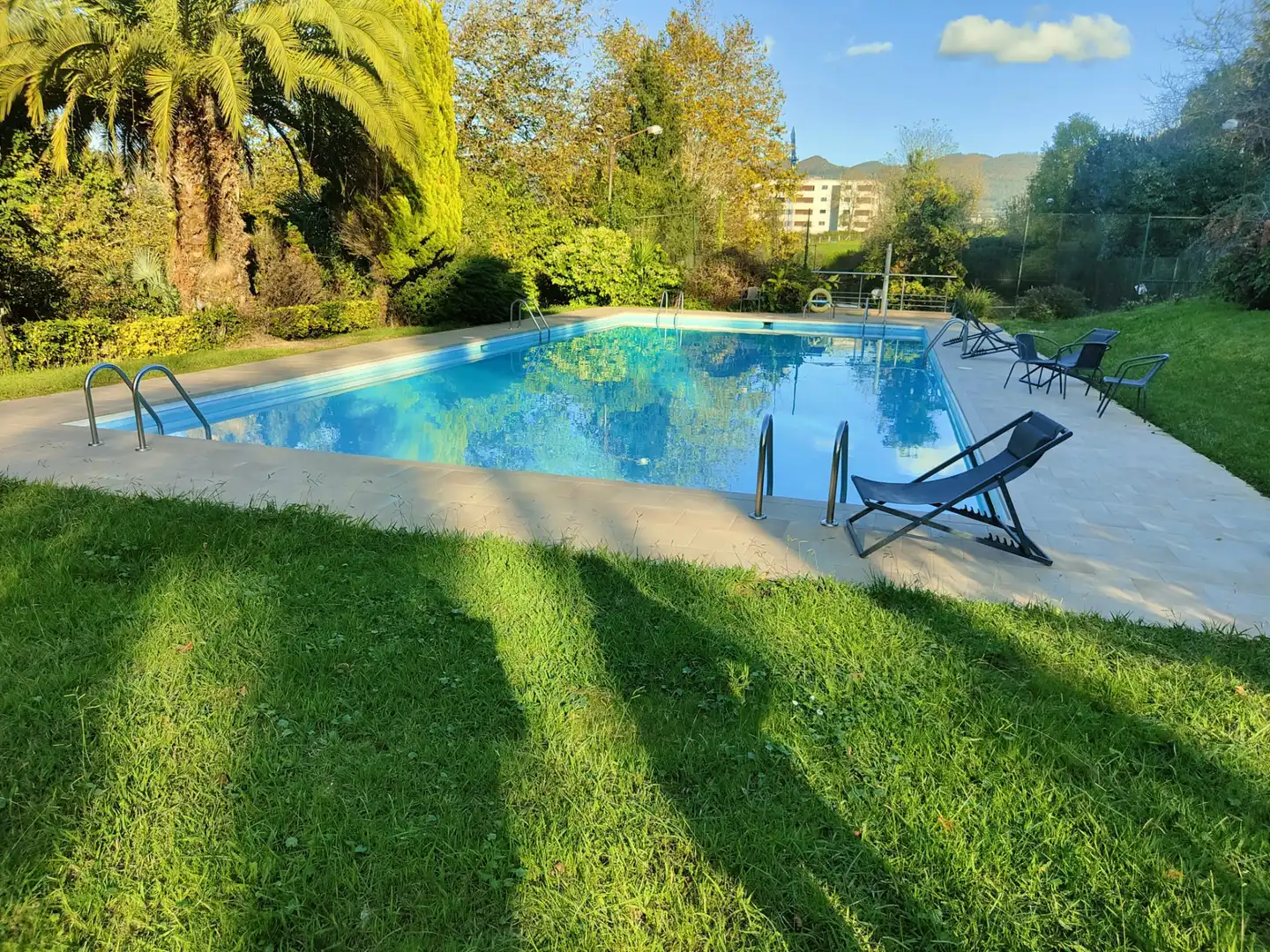 Swimming pool of Houses for sale in Oiartzun  with Private garden, Parquet flooring and Terrace