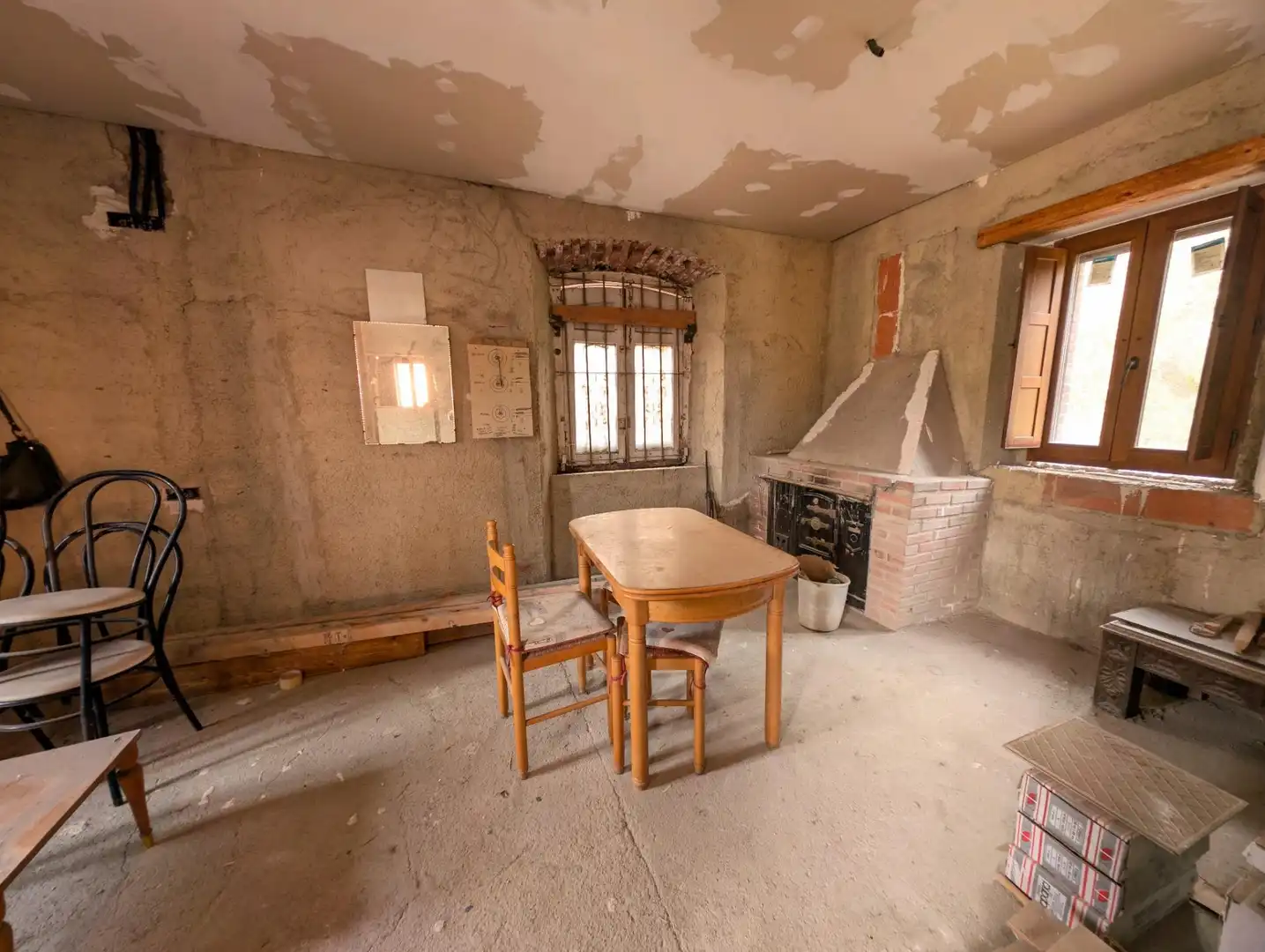 Comedor de Casa o chalet en venta en Mieres (Asturias) con Terraza, Trastero y Balcón