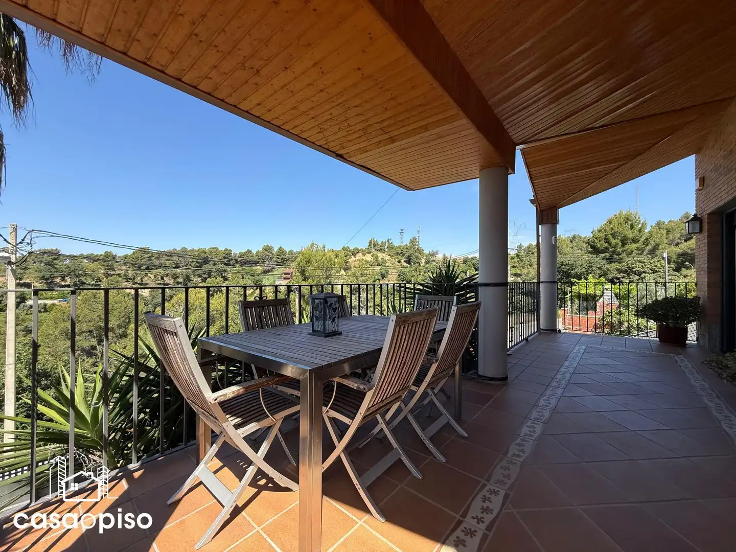 Terrasse von Haus oder Chalet zum Verkauf in Rubí mit Klimaanlage, Heizung und Privatgarten