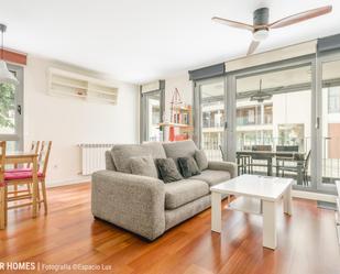 Sala d'estar de Apartament en venda en Sabiñánigo amb Calefacció, Jardí privat i Terrassa