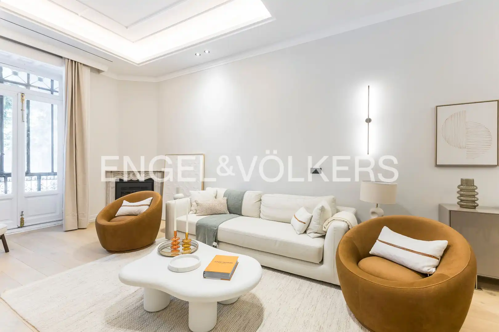 Wohnzimmer von Wohnung zum Verkauf in Madrid mit Klimaanlage, Heizung und Möbliert