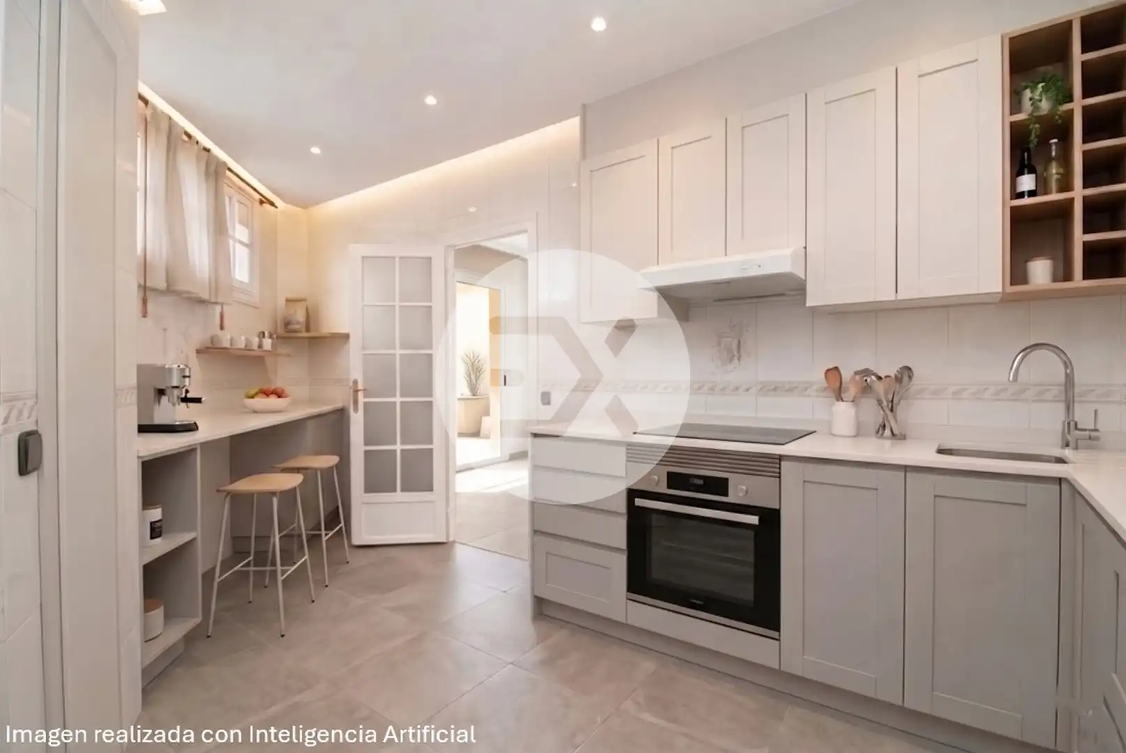 Cocina de Piso en venta en Castelldefels con Balcón