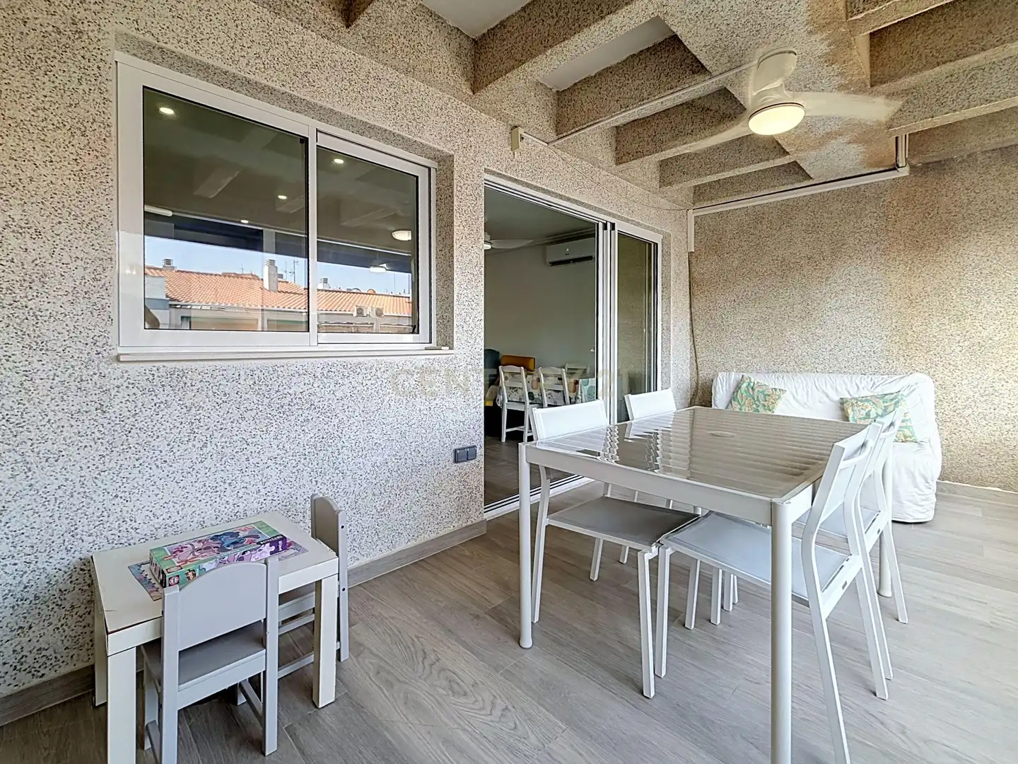 Terrace of Apartments for rent in Torrevieja  with Air Conditioner, Oven and Washing machine