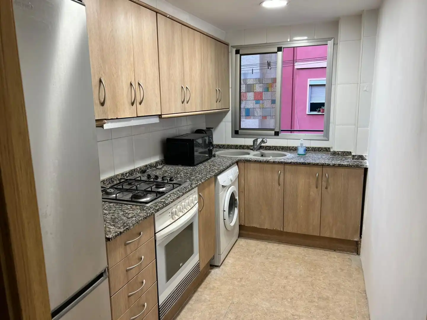 Kitchen of Flat for rent in Mislata  with Storage room, Furnished and Balcony
