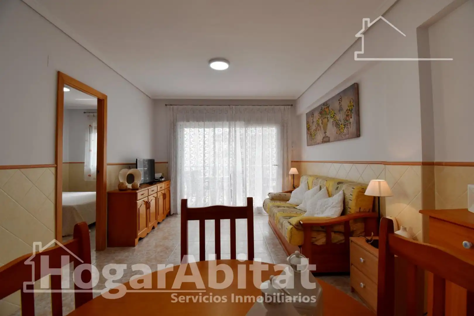Bedroom of Flat for sale in Bellreguard  with Heating, Terrace and Furnished