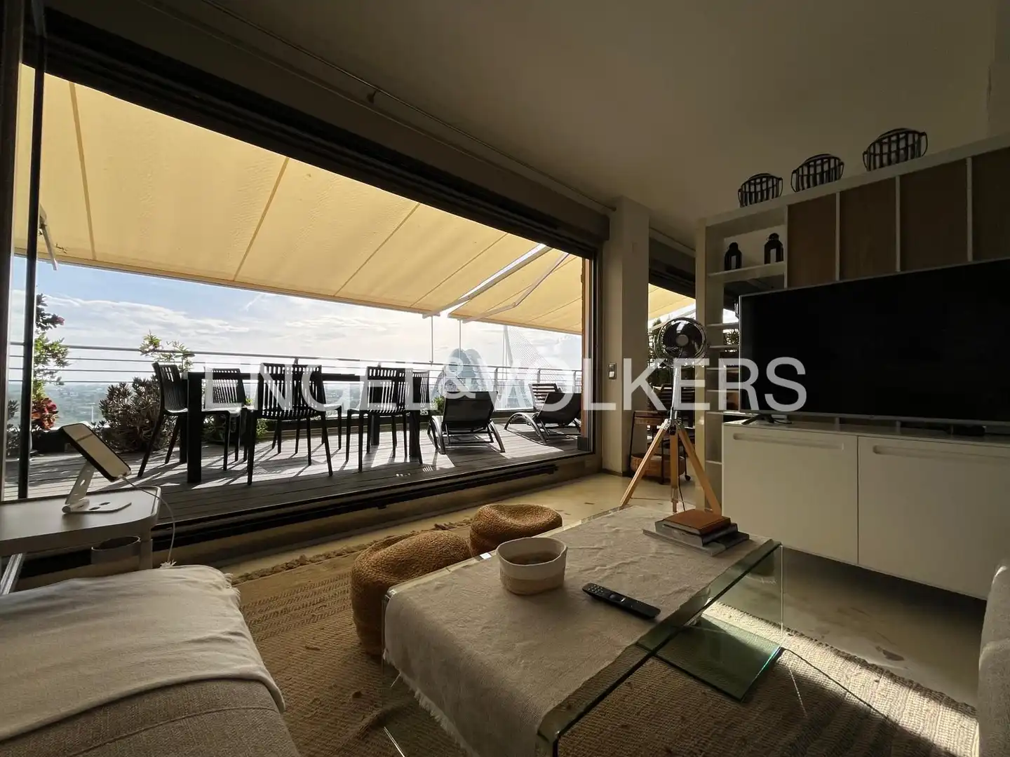 Terraza de Dúplex de alquiler en Valencia con Calefacción